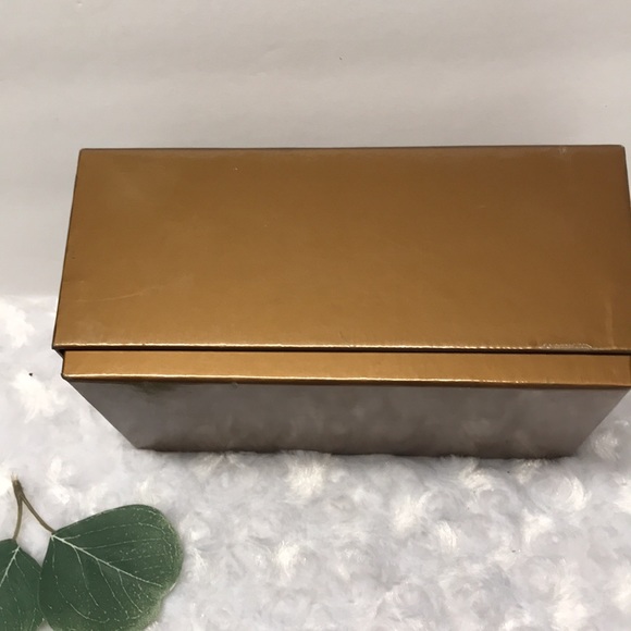 Gucci Brown Box Shelf Decor 2 PIECE BOX gold and brown decor - Picture 6 of 11